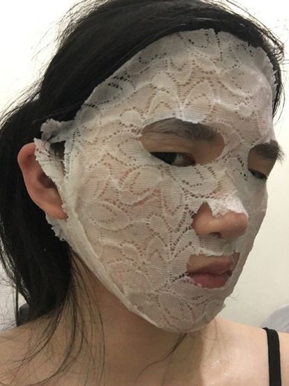 Hey蘋果肌女孩蕾絲拉提式面膜