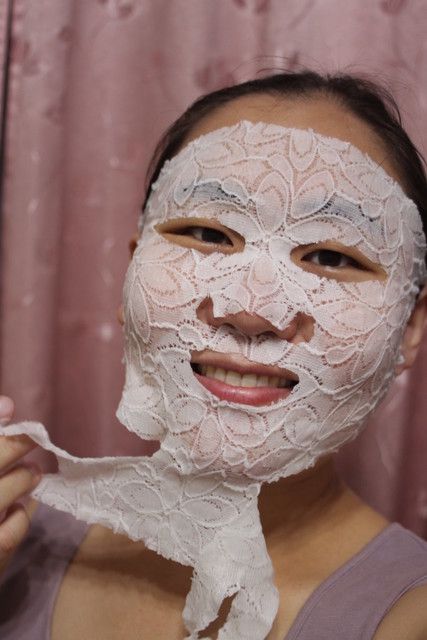 Hey蘋果肌女孩蕾絲拉提式面膜