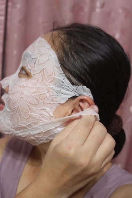 Hey蘋果肌女孩蕾絲拉提式面膜