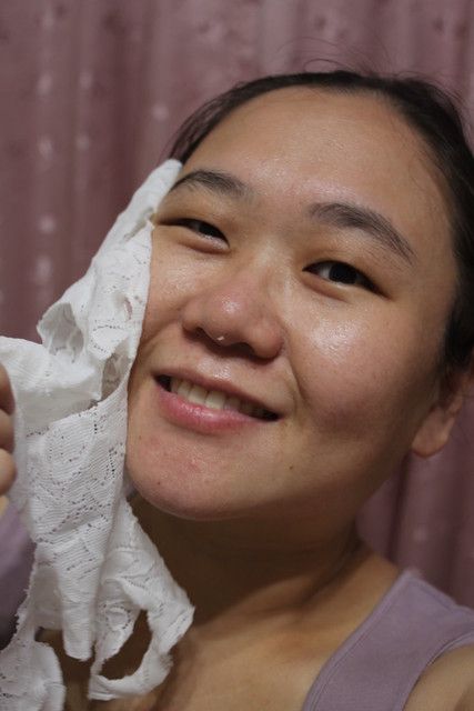 Hey蘋果肌女孩蕾絲拉提式面膜