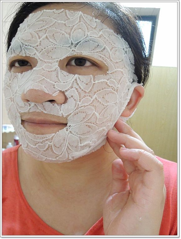 Hey蘋果肌女孩蕾絲拉提式面膜