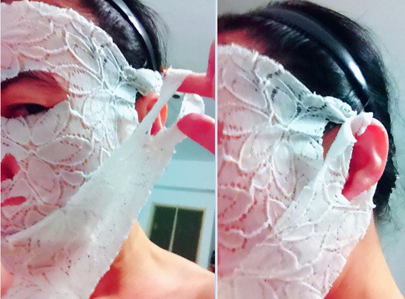 Hey蘋果肌女孩蕾絲拉提式面膜