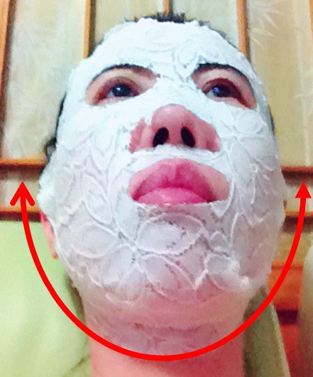 Hey蘋果肌女孩蕾絲拉提式面膜