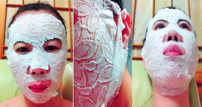 Hey蘋果肌女孩蕾絲拉提式面膜