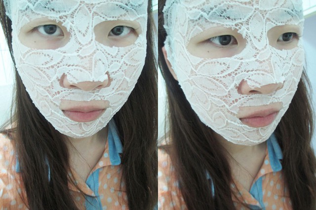 Hey蘋果肌女孩蕾絲拉提式面膜