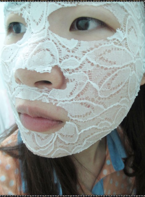 Hey蘋果肌女孩蕾絲拉提式面膜