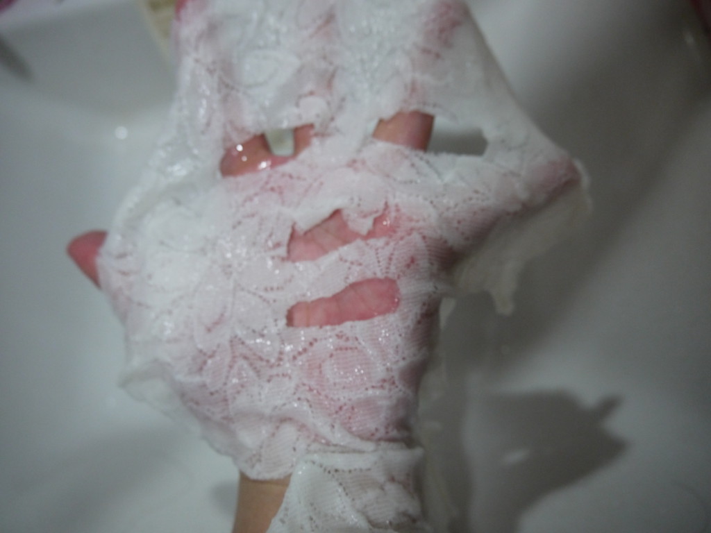 Hey蘋果肌女孩蕾絲拉提式面膜