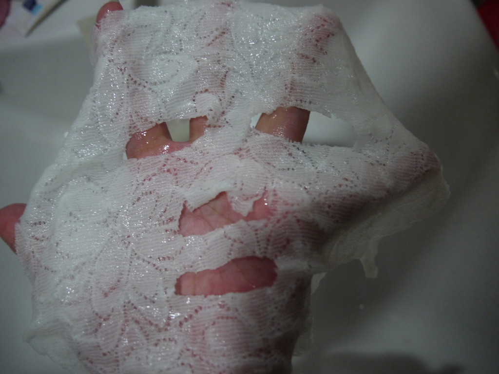 Hey蘋果肌女孩蕾絲拉提式面膜