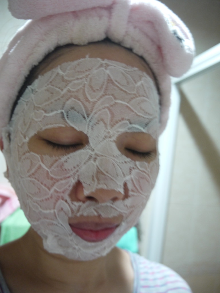 Hey蘋果肌女孩蕾絲拉提式面膜