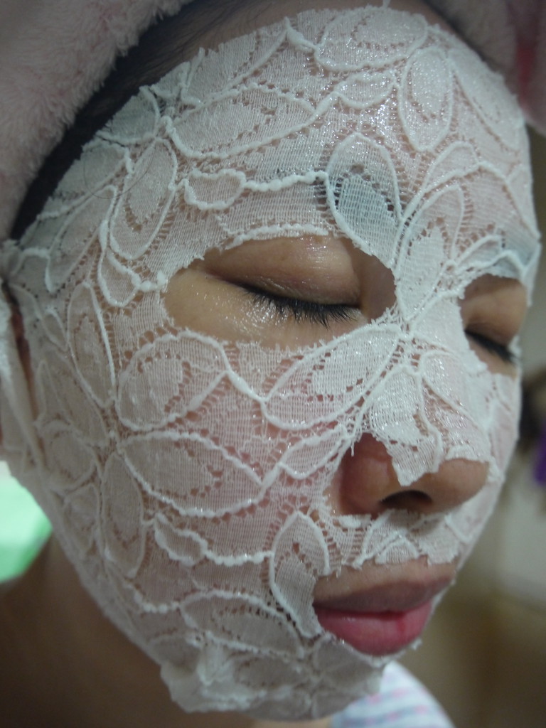 Hey蘋果肌女孩蕾絲拉提式面膜