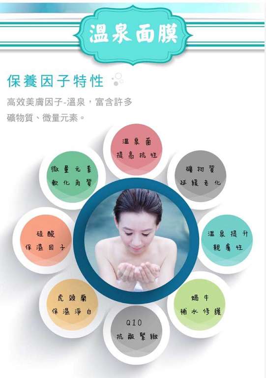 JM就是美台灣溫泉水面膜