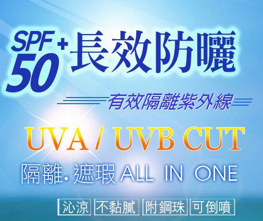 妍霓絲SPF50清爽沁涼防曬噴霧