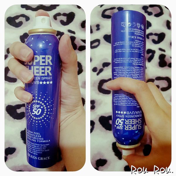 妍霓絲SPF50清爽沁涼防曬噴霧