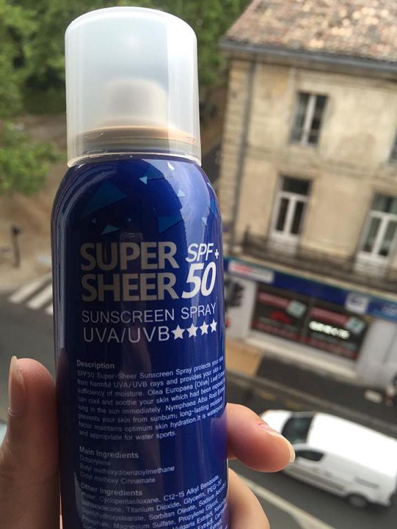 妍霓絲SPF50清爽沁涼防曬噴霧