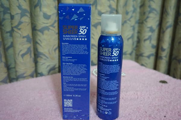 妍霓絲SPF50清爽沁涼防曬噴霧