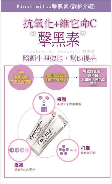 Kinohimitsu擊黑素