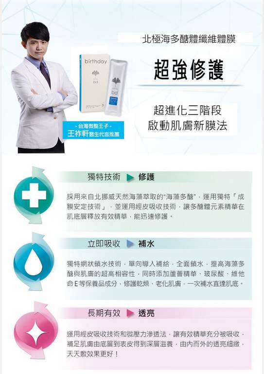 女人 知己 試用 大隊 chialo birthday 多醣體 纖維 體膜 王祚軒 醫生 推薦