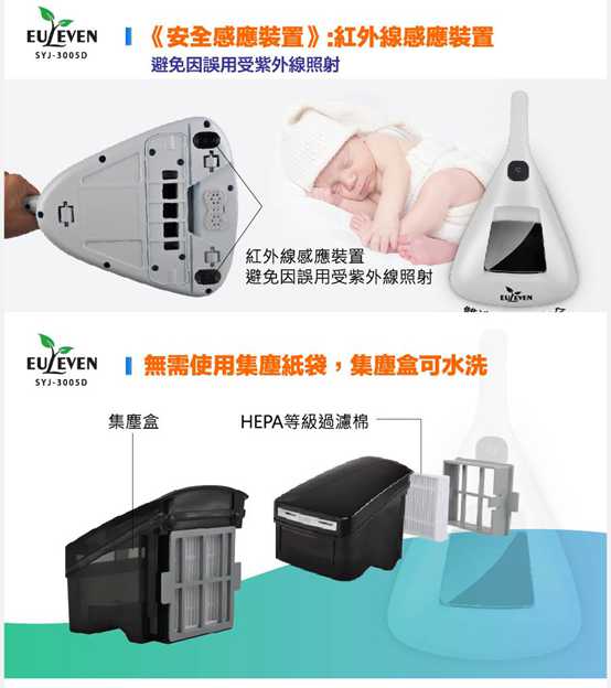 有樂紛Euleven吸塵除螨機