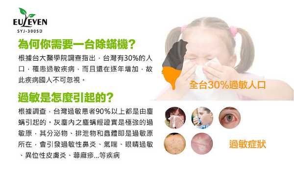 有樂紛Euleven吸塵除螨機